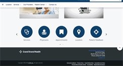 Desktop Screenshot of grandstrandsurgical.com
